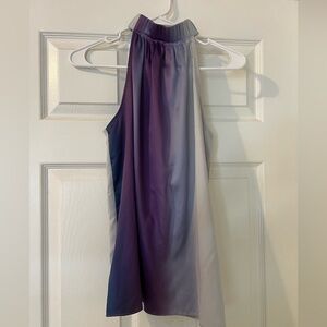 The Limited Gradient Purple and Silver Top